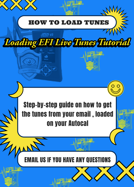 HOW DO I LOAD TUNES ONTO MY AUTOCAL ?