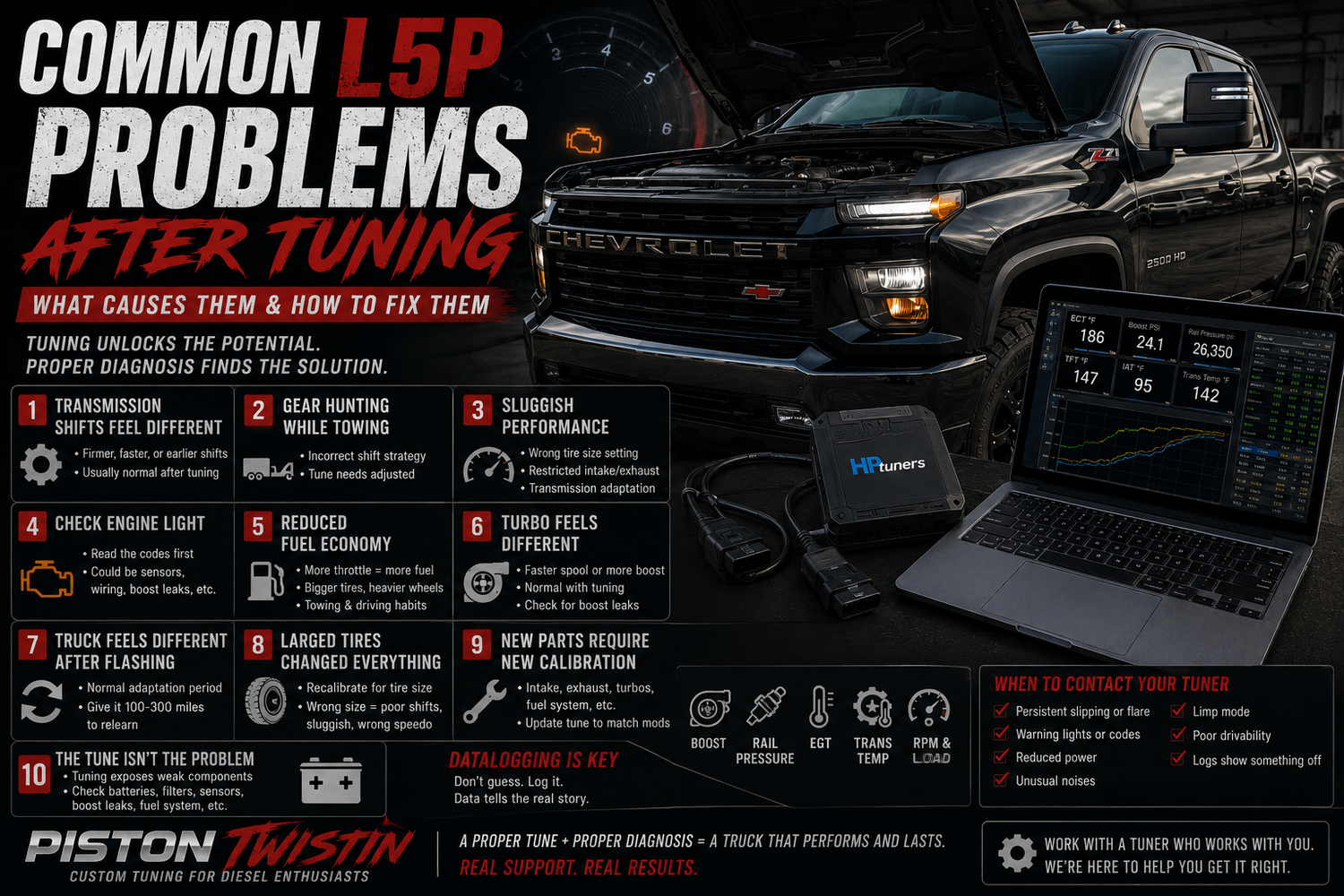 Common L5P Problems After Tuning (And What Actually Causes Them)