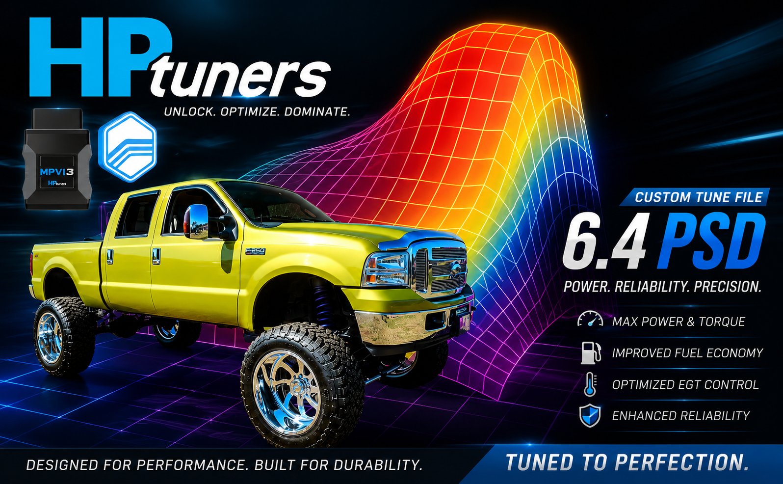 6.4 Powerstroke | HP Tuners Custom Tune (2008–2010) – Piston Twistin