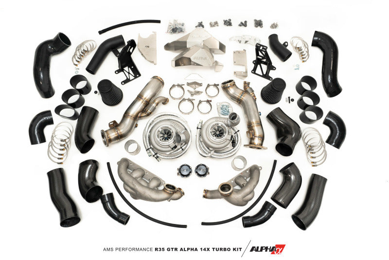 AMS Performance Alpha 14X R35 GTR Turbo Kit w/ .61 A/R Housing (G30 77 ...