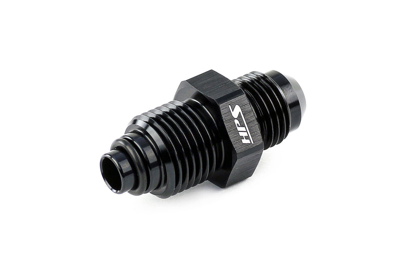 HPS AN Male to Metric Thread Male O-Ring Tip Adapter, Aluminum, Black ...