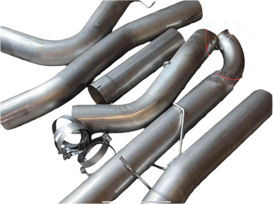 BUDGET STAINLESS STEEL 5" EXHAUST 01-10 GMC / CHEVY PICK-UP TRUCK DURAMAX 6.6L