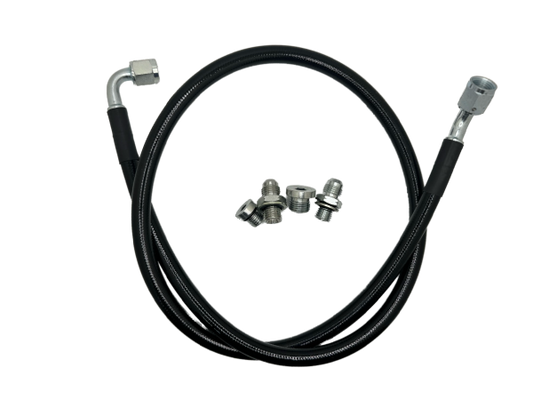 Remote Turbo Oil Feed Line Kit - 01-16 Duramax - JZ Manufacturing
