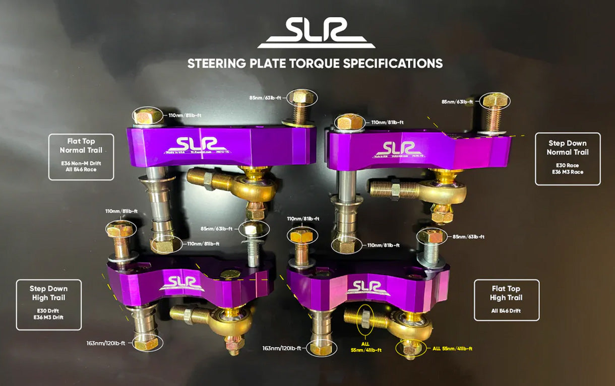 Replacement BMW Steering Plates & Hardware (Knuckle Spacer Adapters ...